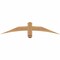 Ekena Millwork Bellingham Timber Gable Bracket, Western Red Cedar, 48"W x 10"H x 3 1/2"D x 3 1/2"F, 5/12 Pitch GBW048X10X0404BEL00SWR - alternate 1